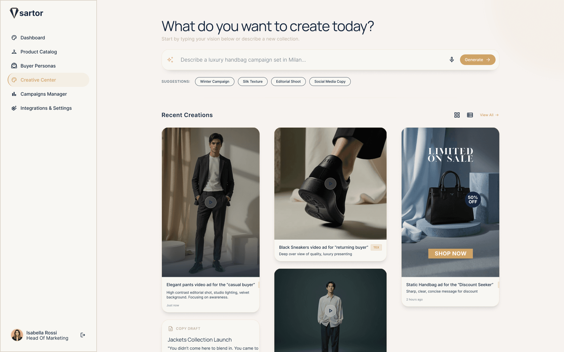 Generate Personalized Ads